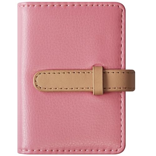 DEEZOMO PU Leather Credit Card Holder with 26 Card Slots