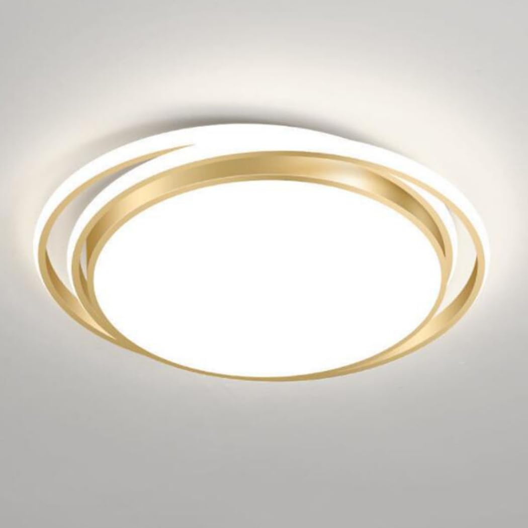 Regulowana Lampa Sufitowa Trójkolorowa Cienka, Płaska, Nowoczesna Oprawa Oświetleniowa Do Montażu Podtynkowego z Akrylowym Kloszem Lampy Sufitowe LED Nowoczesne, Minimalistyczne, Eleganckie KNBVFHG