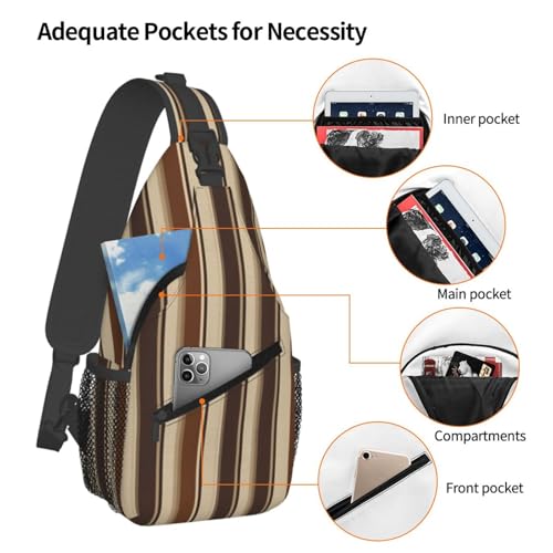 Bolso cruzado de pecho para hombre tipo mochila miniatura 4