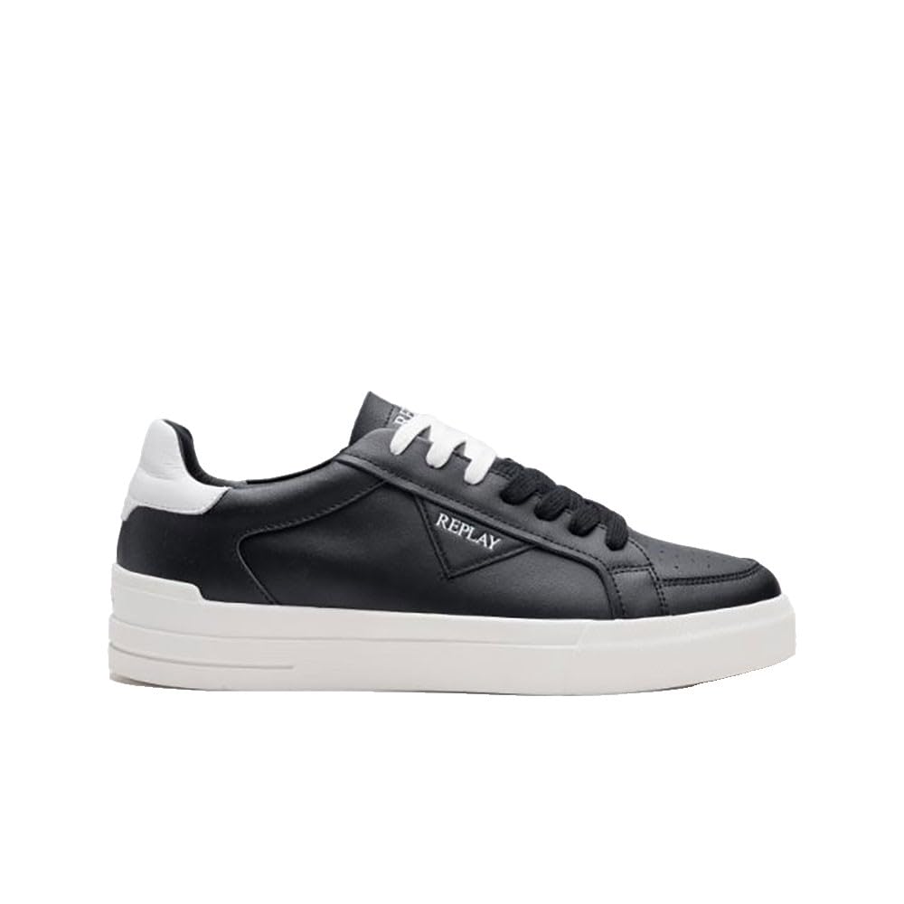 Replay Men's GMZ7D Trainers, 600 Black Off WHT, 45 EU, 600 Black Off Wht, 11 UK