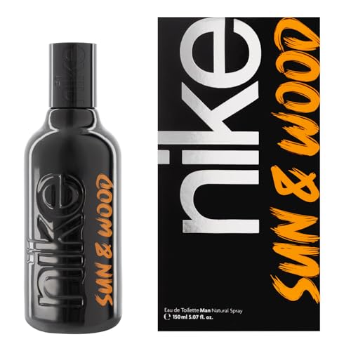NIKE - Sun & Wood 100 ml, Colonia Hombre, Perfume Formato Spray, Eau de Toilette Natural y Masculina, Aroma Amaderado Frutal Ambarado, Fragancia Fresca y de Larga Duración