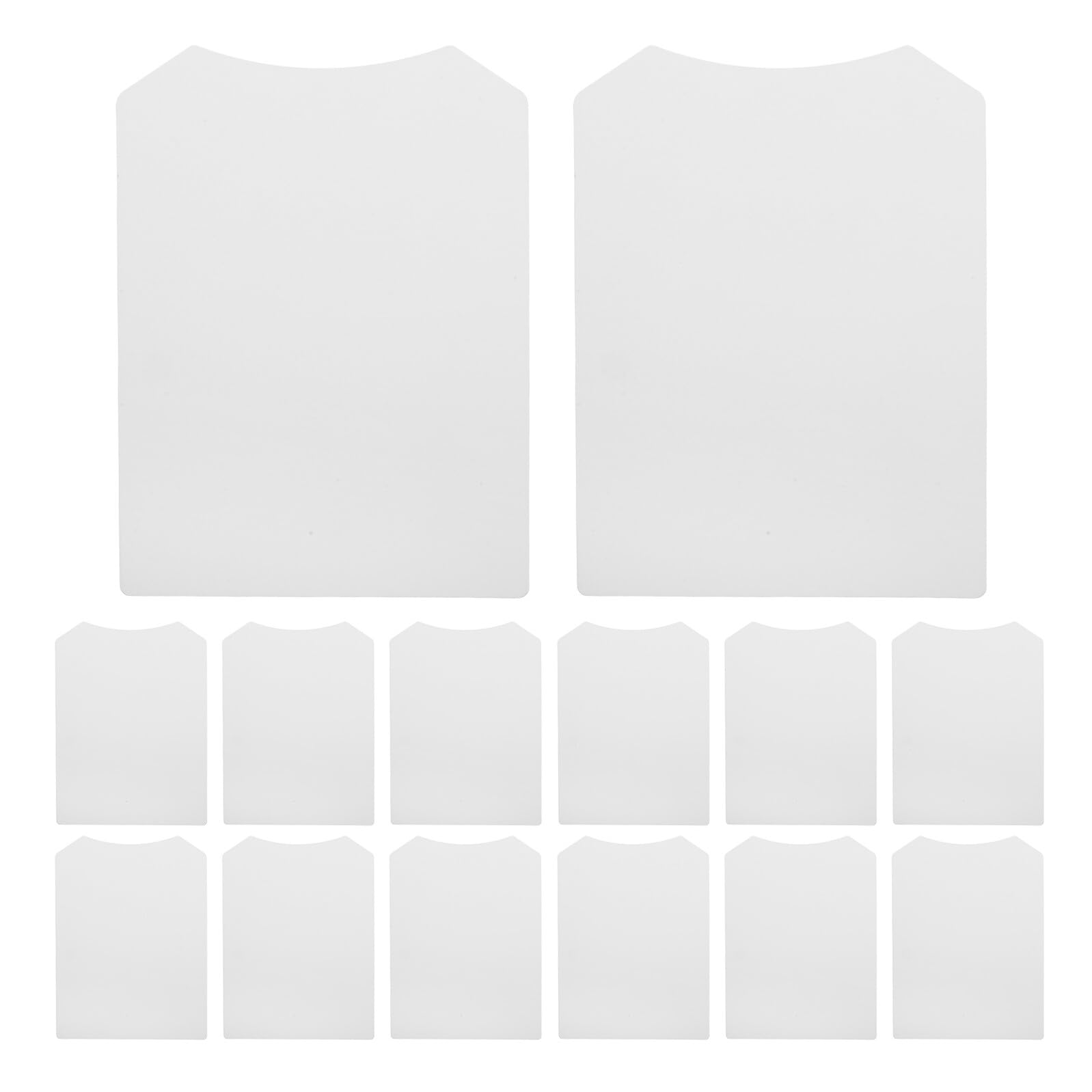 50 Stück Hemdenfaltkarton aus Weißem 350g Karton 23X31cm für T Shirts Wollpullover Socken Faltbare Verpackungseinlagen zur Kleidungspräsentation und Transportform