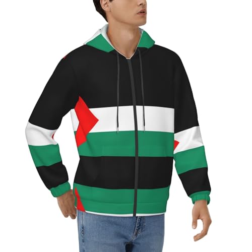 Sweat à capuche Palestine imprimé EdWal veste décontractée homme
