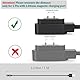 Oumida Ladegerät für Skg Letsfit Cubitt Yamay Willful Fitpolo Tozo Wyze Umidigi Blackview Ladekabel, 100Cm/3.3Ft Magnetisches USB Kabel für midigi Uwatch 3S 3 2 2S Urun Smartwatch Zubehör (Schwarz)