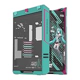 ASUS ROG Strix Helios II Hatsune Miku Edition Gaming pc case, with Dual Tempered Glass Side Panels, Support Graphics Cards up to 450mm Long, Graphics Card Braces & Support for up to 420mm radiators