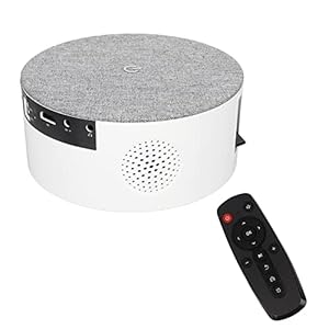 Projektor, 6000:1 Kontrastverhältnis, Kompakt, 100–240 V, 4 Ω, 3 W, HD-Lautsprecher, Multimedia, Intelligenter Tragbarer Outdoor-Projektor (EU-Stecker)