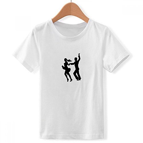 T-Shirt Danseur Duo DIYthinker Blanc : Le Cadeau d'Anniversaire Garçon