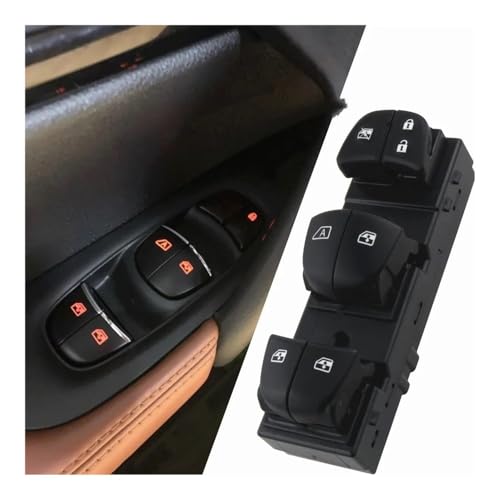 Interrupteur fenêtre voiture commande lève-vitre orange X-trail Tiida - 3
