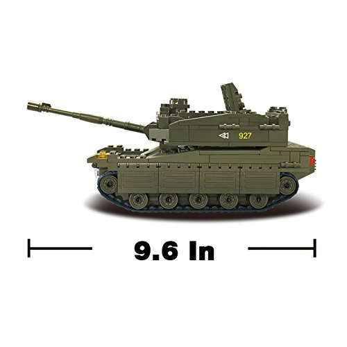 Sluban Merkava Tank 344 Pieces Building Blocks Set #TOP3