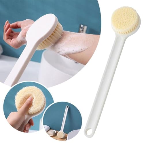 Image of TEKCOOL Body Bath Brush - Bathroom Cleansing Accessories & Body Scrub, Long Handle Body Scrubber for Women, Men & Boys, Bath Scrub Brush, Ideal for Body Wash & Bathing