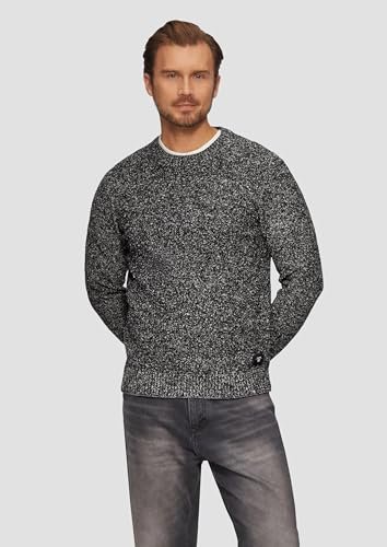 Pull bouclé s.Oliver Homme : élégance de la maille premium et finitions soignées