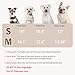 PUPTECK Classic Plaid Dog Dress Cute Puppy Clothes Outfit Small