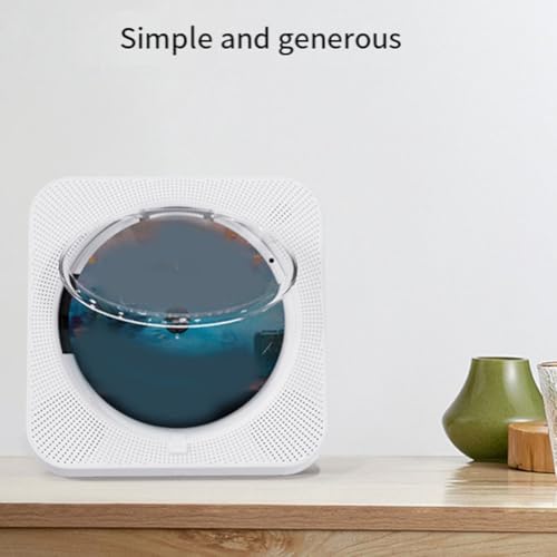 Lecteur CD portable noir avec mode casque pour une écoute tranquille