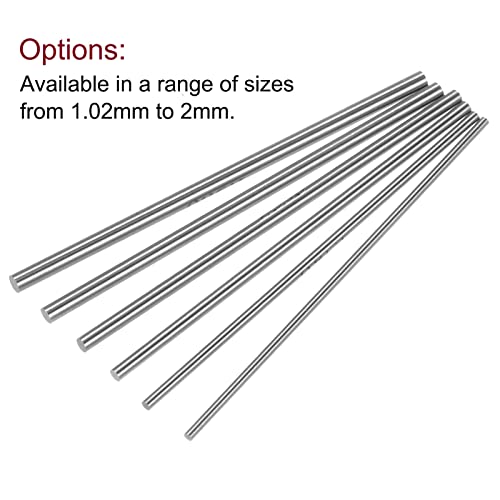 sourcing map 1 Stück Stahlstiftlehre Pin Gauge, 1.56mm Durchmesser Metrischer Messdorn, Klasse x Stahl Stiftlehre Metrik, Toleranz 0.001mm Stecker Lehrenadeln zum Messen