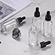ALIFEIA Transparent Glas Pipettenflasche 2 Stück 30ml,Klein Leer Wiederverwendbare Pipetten Glasflasche Apothekerflasche Set,Geeignet für äTherische öLe,Massage,ParfüMerie,Aromatherapie,LabordüFte