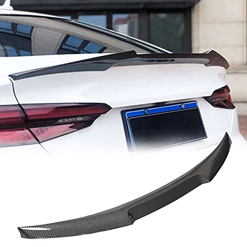 MCARCAR KIT Carbon Fiber Rear Trunk Spoiler Fits for Audi A5 B9 Base/SLINE S5 Sportback 4Door 2017-2020 Rear Boot Lid Highkick Tail Wing lip Factory Outlet