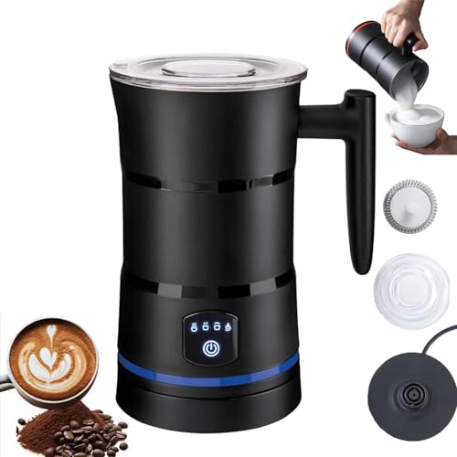 Automatic Foam Maker Electric Milk Frother, 600ml Electric Foam Producer for Coffee, Automatic Warm and Cold Foam Producer, Hot Chocolate Maker, Milk Frother for Coffee, Lattes, Cappuccinos