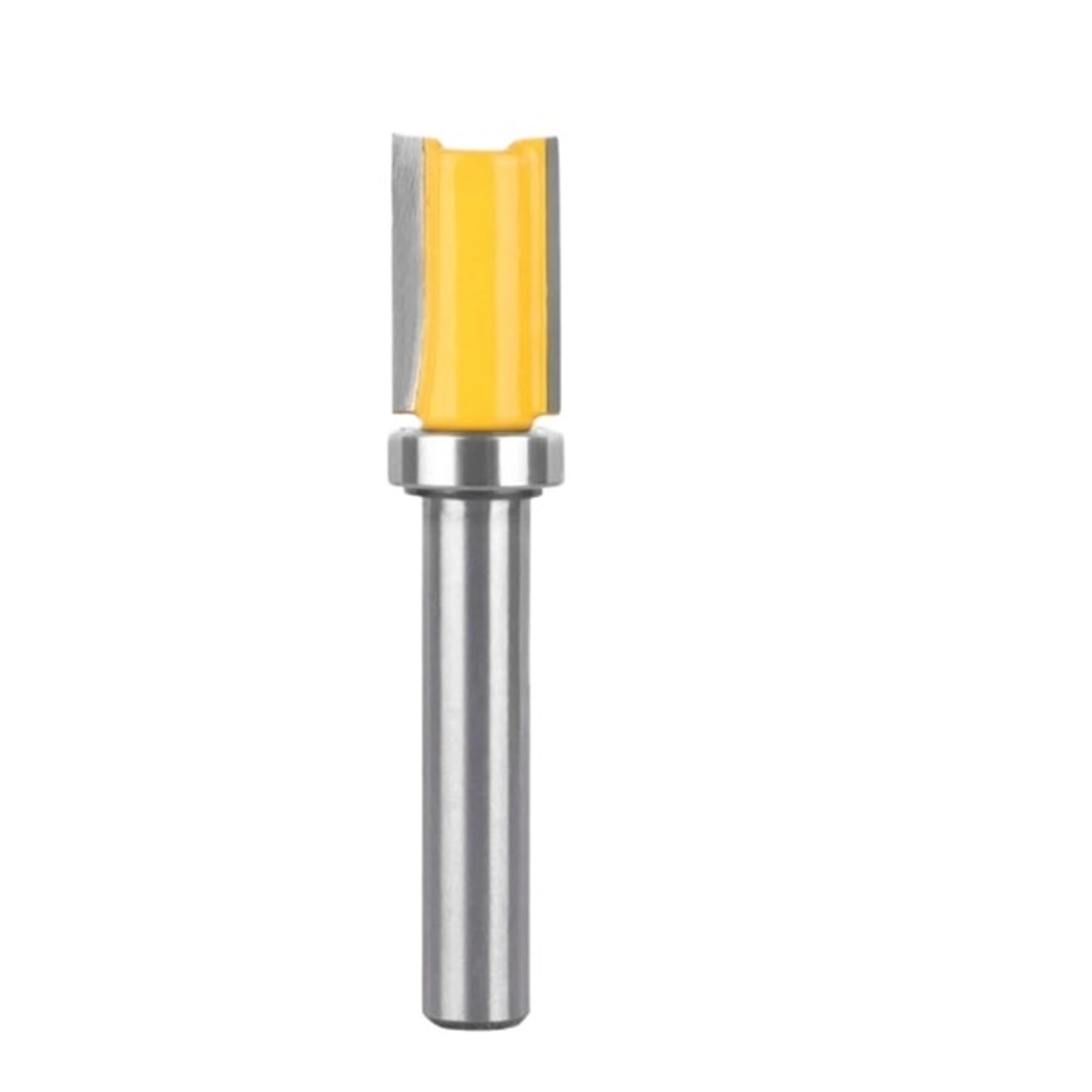 1/4pcs Milling Cutter 8mm Shank Template Trim Hinge Mortising Router Bit Straight End Mill Flush Woodworking Tools(8x12.7x10)