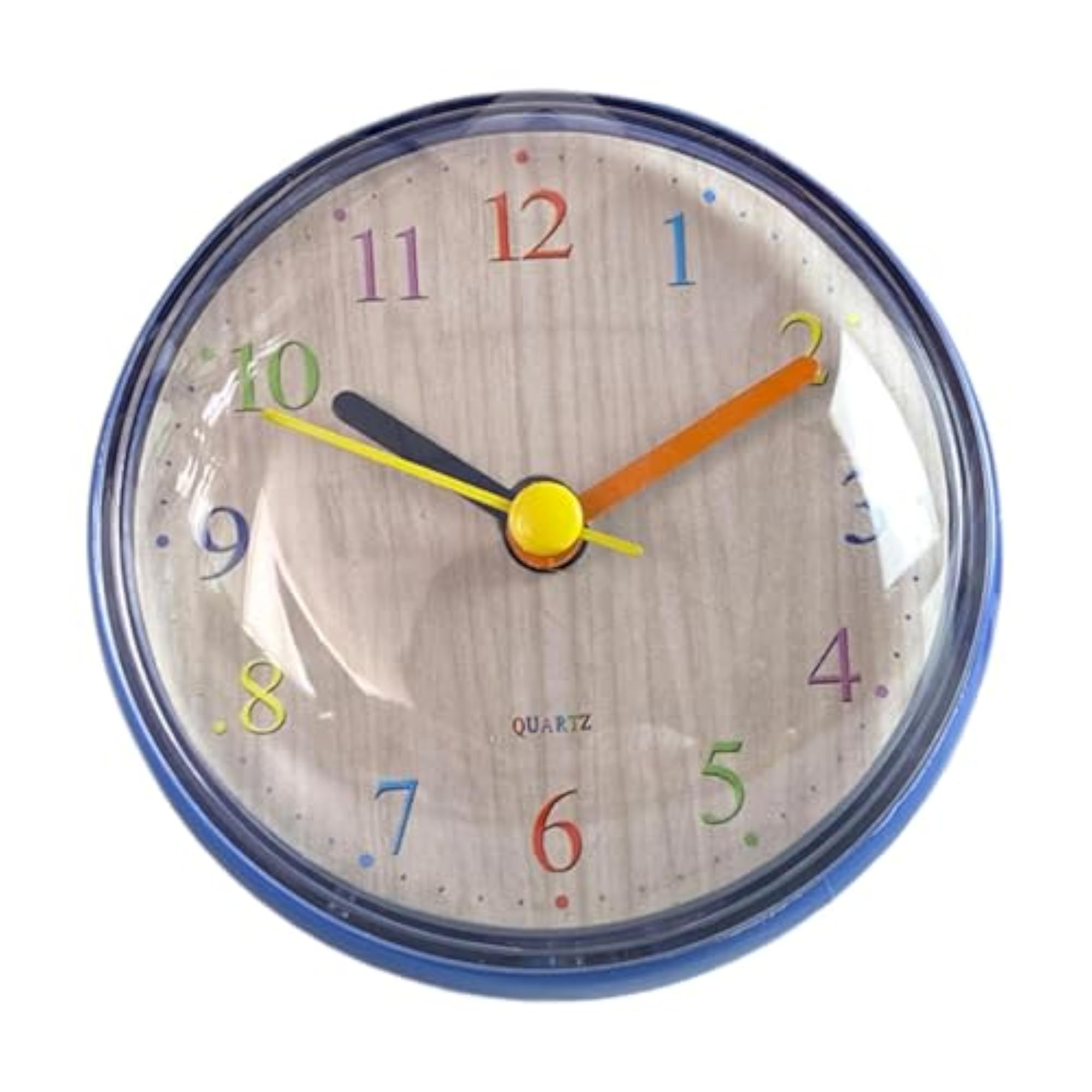 Bathroom Clock Water Resistant Suction Clock