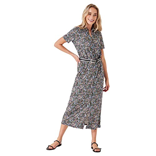 Robe femme casual à manches longues et col rond modèle automne C30081