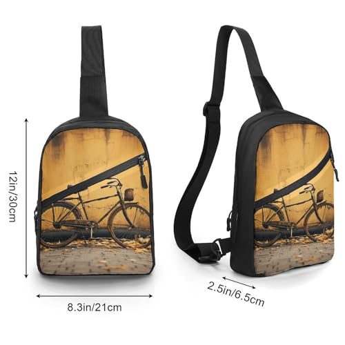 Mochila tipo bandolera para pecho unisex blanca miniatura 3