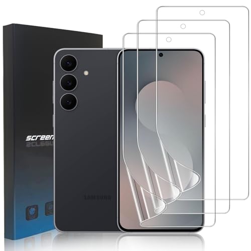 zonyee 3 sztuki folii ochronnej, kompatybilna z Samsung Galaxy S25 FE 5G (6,7 cala), przezroczysta, HD, miękka folia TPU [nieszkło] folia ochronna na wyświetlacz do Samsung Galaxy S25 FE – odporna na