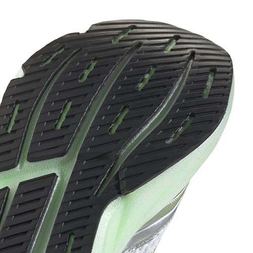 adidas Women's Lightblaze Glow, White/Silver Metallic/Magic Lime Metallic, 8.5 by adidas - Image 5