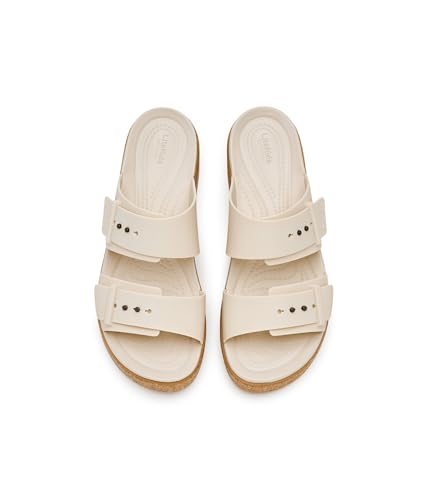 Image of Crocs Women's Brooklyn Cork Buckle Sandals
