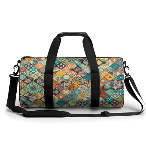 Bolsa De Deporte Gym Duffle Bag Bolsa De Gimnasio para Piscina Natación Playa Viaje 45x23x23cm
