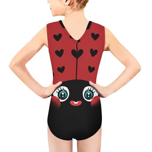 Image of INSTANTARTS Gymnastics Leotards Girl Dinosaur Dancewear Activewear Quick Dry