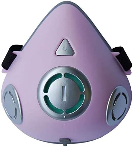 Honghao Smart Electronic Face Másk, Anti-Fog and Air Purification Respirator Automatic Fresh Air (Color : Pink)