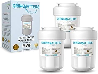 DRINKMATTERS Compatible Refrigerator Water Filter Replacement for GE MWF SmartWater MWFINT MWFP MWFA
