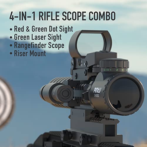 Pinty PINTYHRS0011GN 4-In-1 Rifle Scope Combo thumb #1