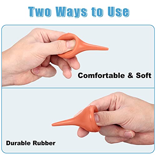 image for Nuanchu 6 Packs Ear Syringe Bulb for Infant, Baby Rubber Ear Cleaning 
