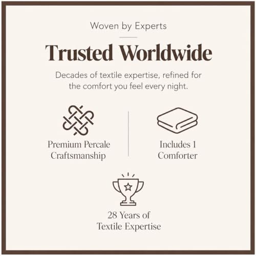 Percale Comforter, Breathable Blanket for Bed, Twin 60" x 80", Silver Gray - image 7