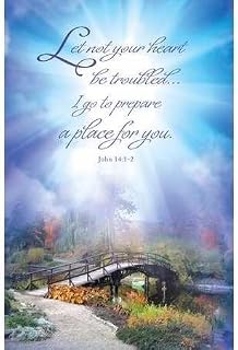 Bulletin-Funeral-Let Not Your Heart Be Toubled
