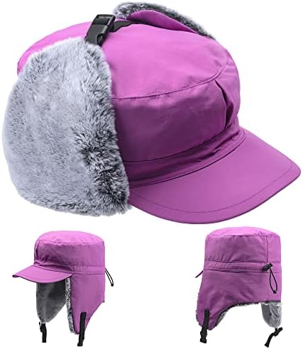 Winter Cadet Military Aviator Army hat Lady Baseball Cap Men Women Hunting Trapper hat Ear Flaps