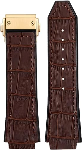 Bracelet montre 26mm Hublot Classic Fusion cuir marron