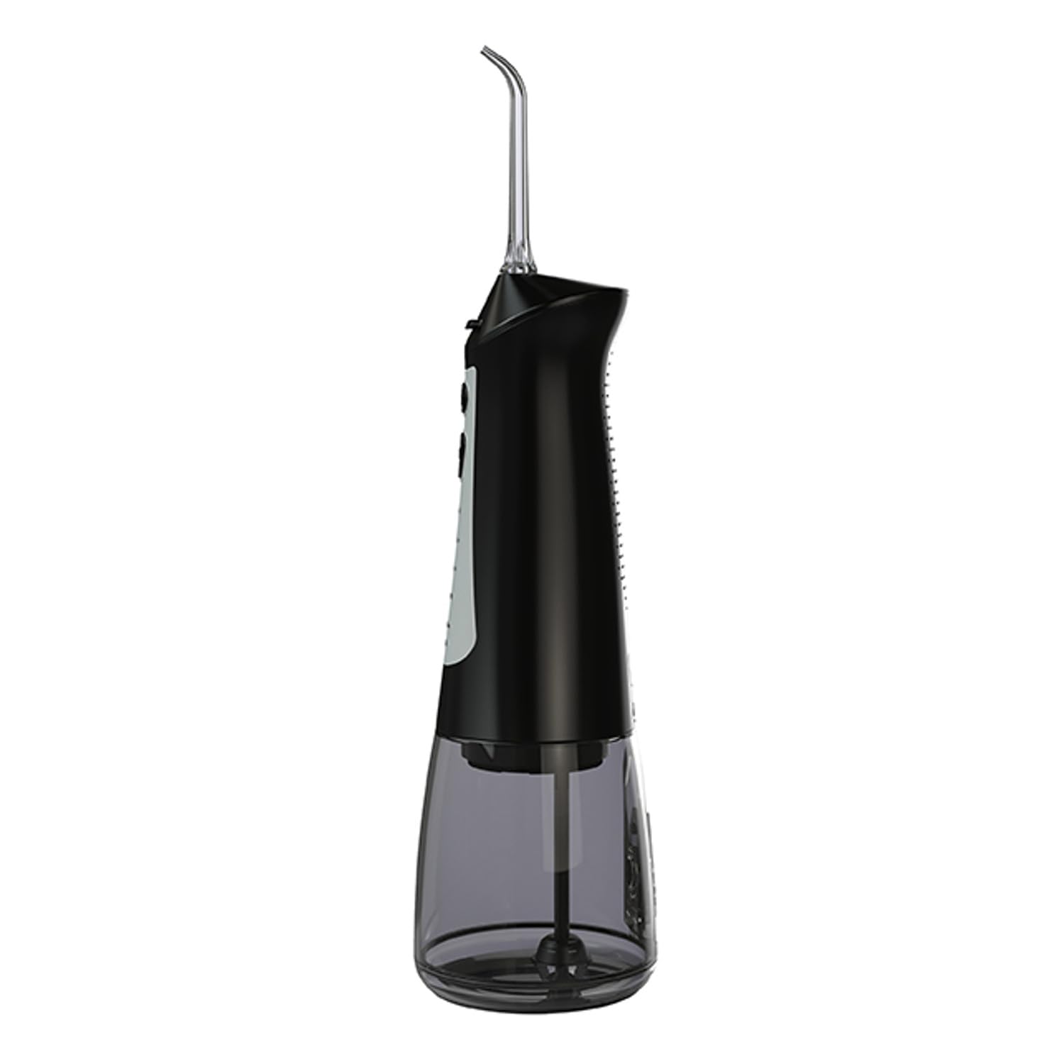 LAFE CleanPRO Irrigador Dental Negro – 5 Modos, 6 Boquillas, 300ml, IPX7, Batería 2000mAh, Portátil, Recargable USB, Limpieza Bucal Profunda, Ideal para Ortodoncia y Encías Sensibles