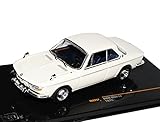Fahrzeug ist ca 11 cm lang B-M-W 2000 CS 120 Coupe Beige Weiss 1962-1972 1/43 Ixo Modell Auto