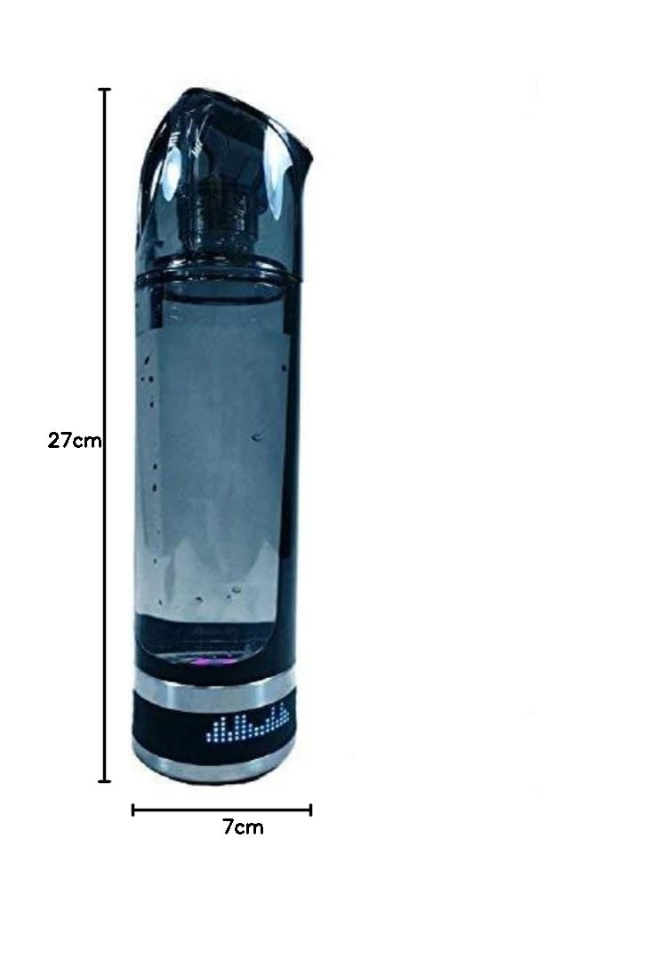 Ozon Home - Butelka hydrogenizacyjna na wodę - zaledwie 6 minut generator wodoru - 500 ml - Przenośna, lekka i samoczyszcząca - Woda bogata w wodór o działaniu przeciwutleniającym