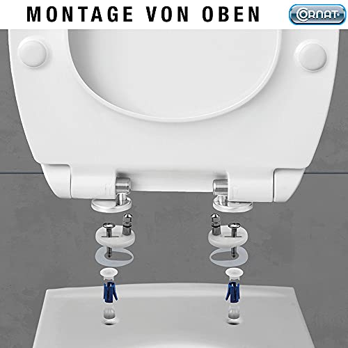 Cornat WC-Sitz "Premium 3" – Superflaches Design – Toilettensitz – Ansicht 6