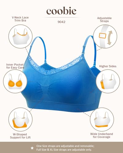 Image of Coobie Lace V-Neck Bra for Women