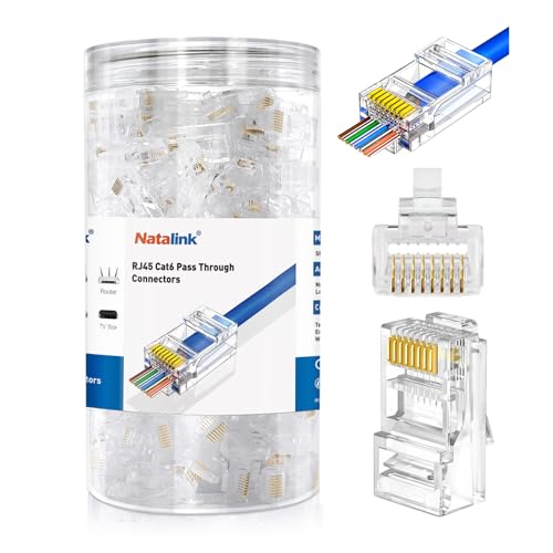 Connecteurs RJ45 Cat 6 câble Ethernet UTP monobrin toronné réseau Internet