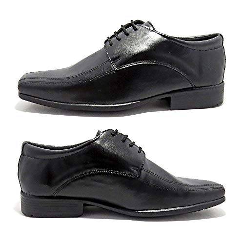 Sapato Social Masculino La Faire Tamanho Especial com Cinto Dupla Face - Preto *** (br_footwear_size