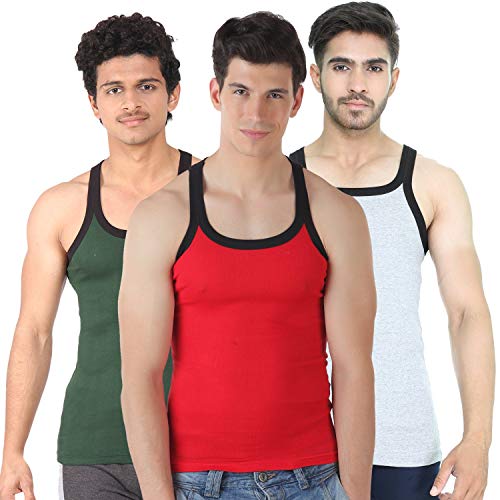 Image of T T Mens Titanic Gym Vest Pack of 3