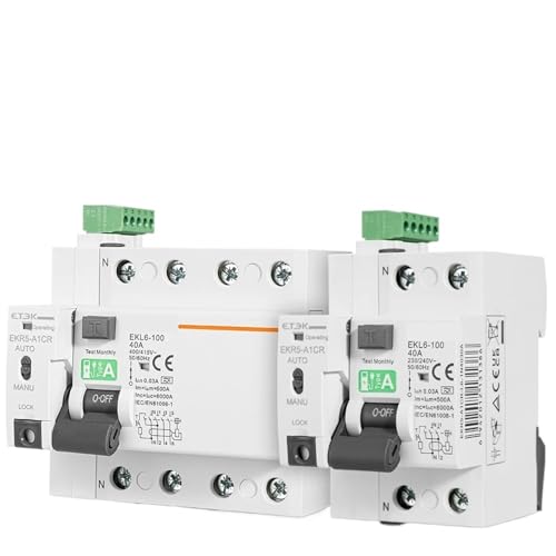 RCD 40A 63A 30mA EKR5 automatique pour protéger vos congélateurs