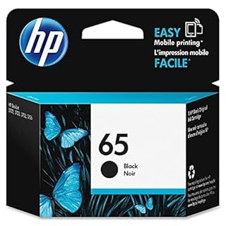 Original HP 65 Black Ink Cartridge | Works with HP AMP 100, HP DeskJet 2600, 3700, HP Envy 5000 Series | Eligible for Instant Ink | N9K02AN