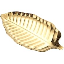 SYCOOVEN Gold Spoon Rest for Kitchen Counter, Stainless Steel Leaf Spoon Holder, Spoon Rest for Stove Top,Coffee Spoon Rest Utensil Rest Dessert Jewelry Storage RackCOLORgold, 6.69 x 3.66inch