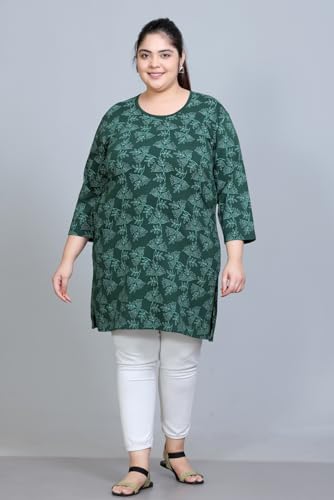 Image of RYSH Women's Plus Size Printed Longline Tops | Printed longline tops in multiple colours and plus sizes